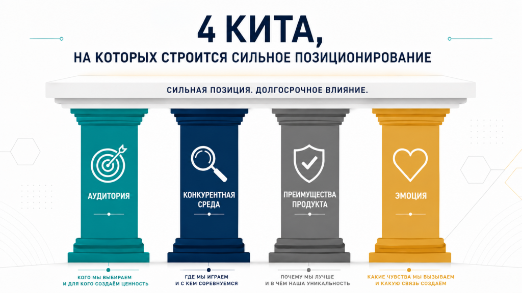 4 кита позиционирования